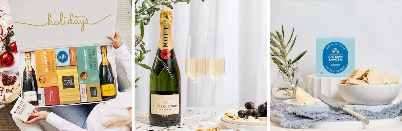 Christmas Moet & Veuve Hamper