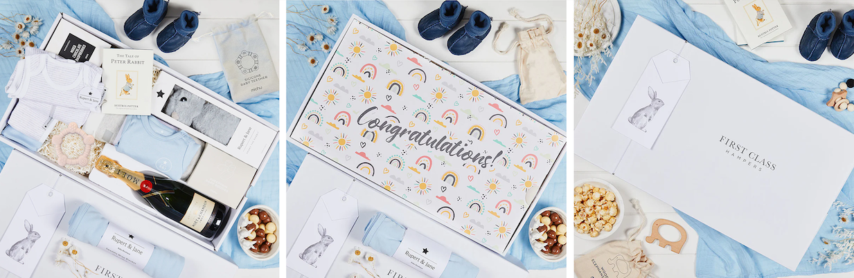 Celebration Baby with Moet Blue Hamper