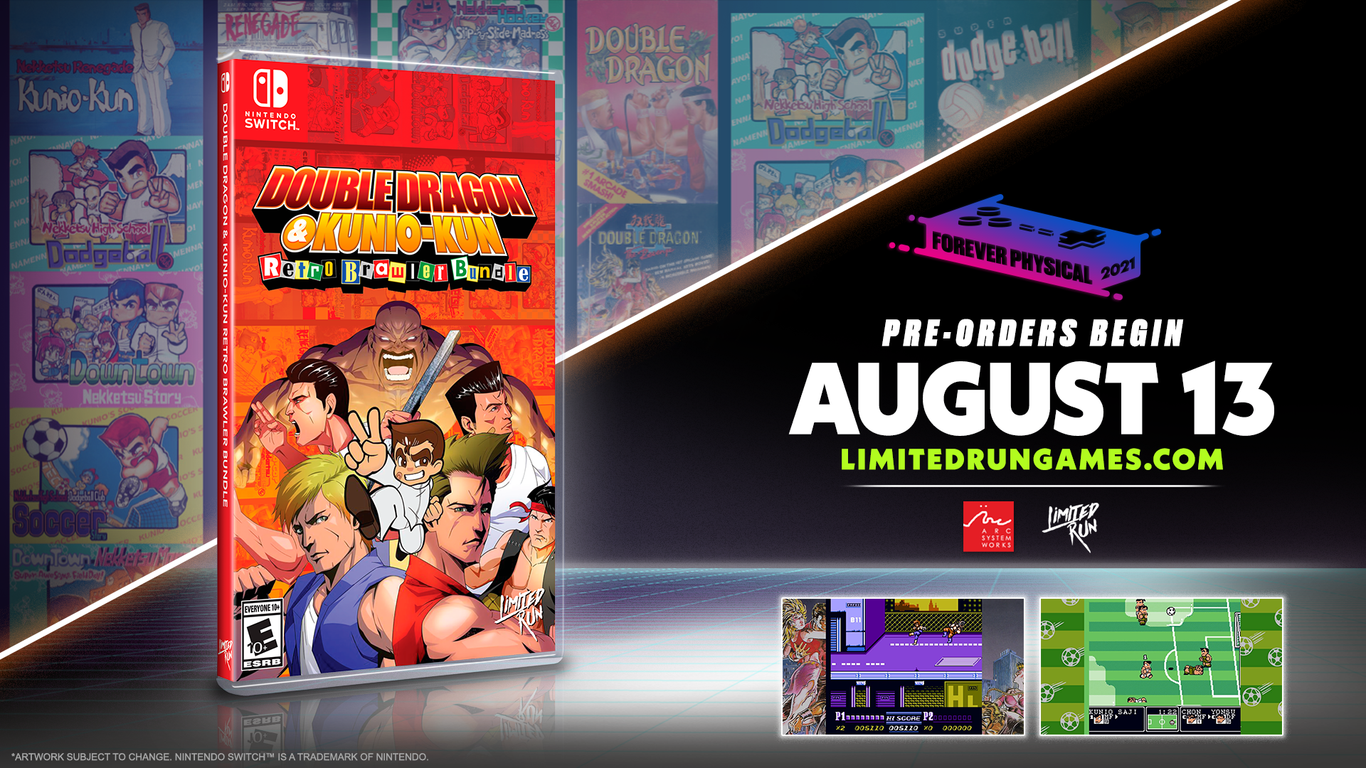 Double Dragon Collection was physically announced for the Nintendo