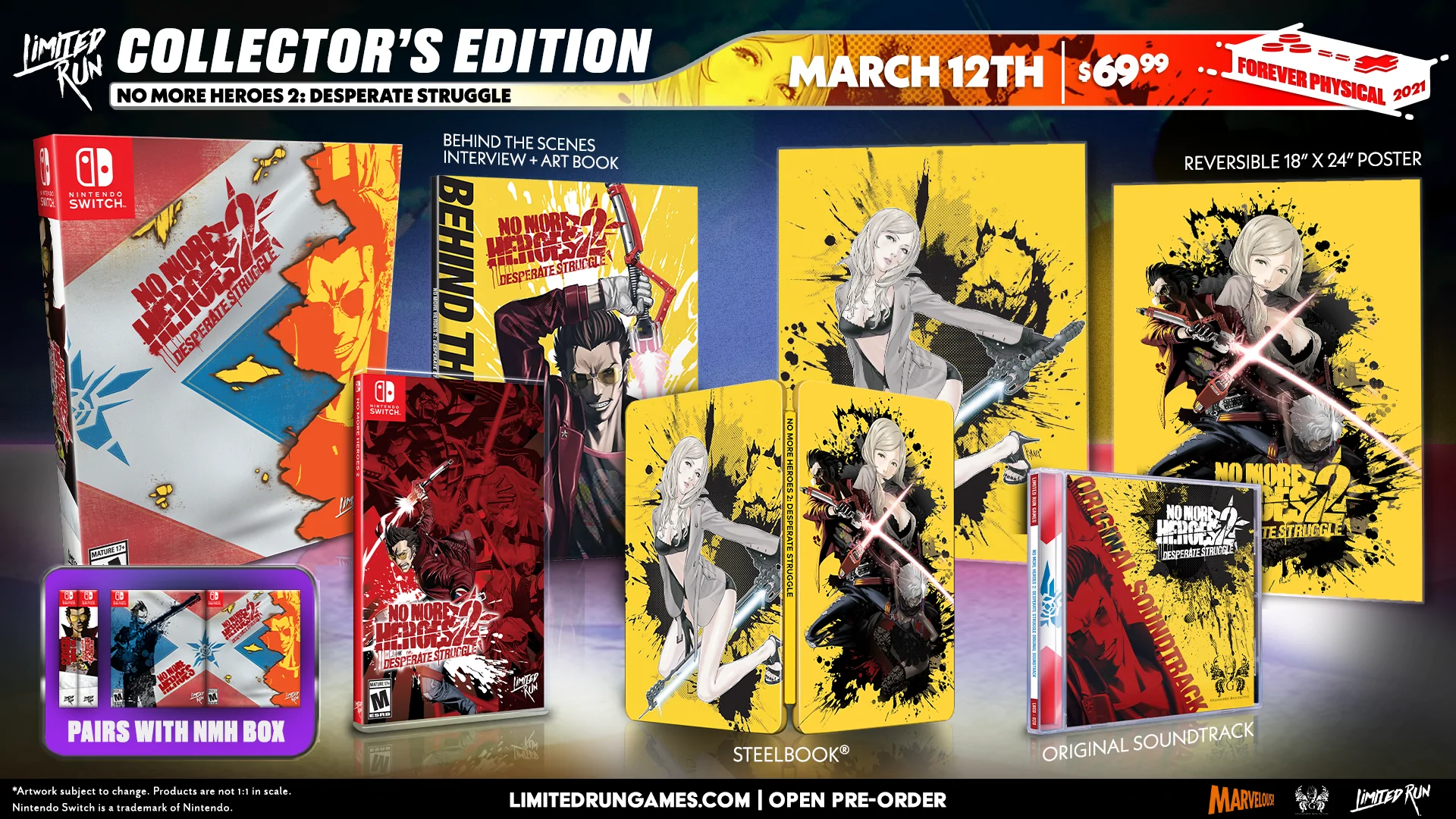 Switch Limited Run #100: No More Heroes 2 Collector's Edition