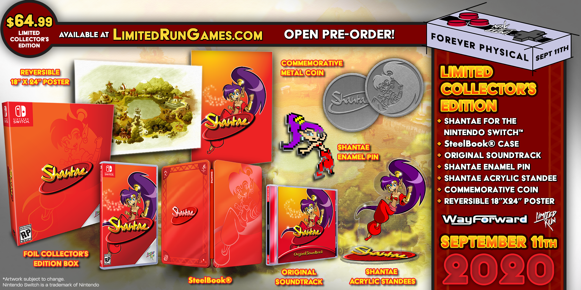 Switch Limited Run #83: Shantae Collector's Edition