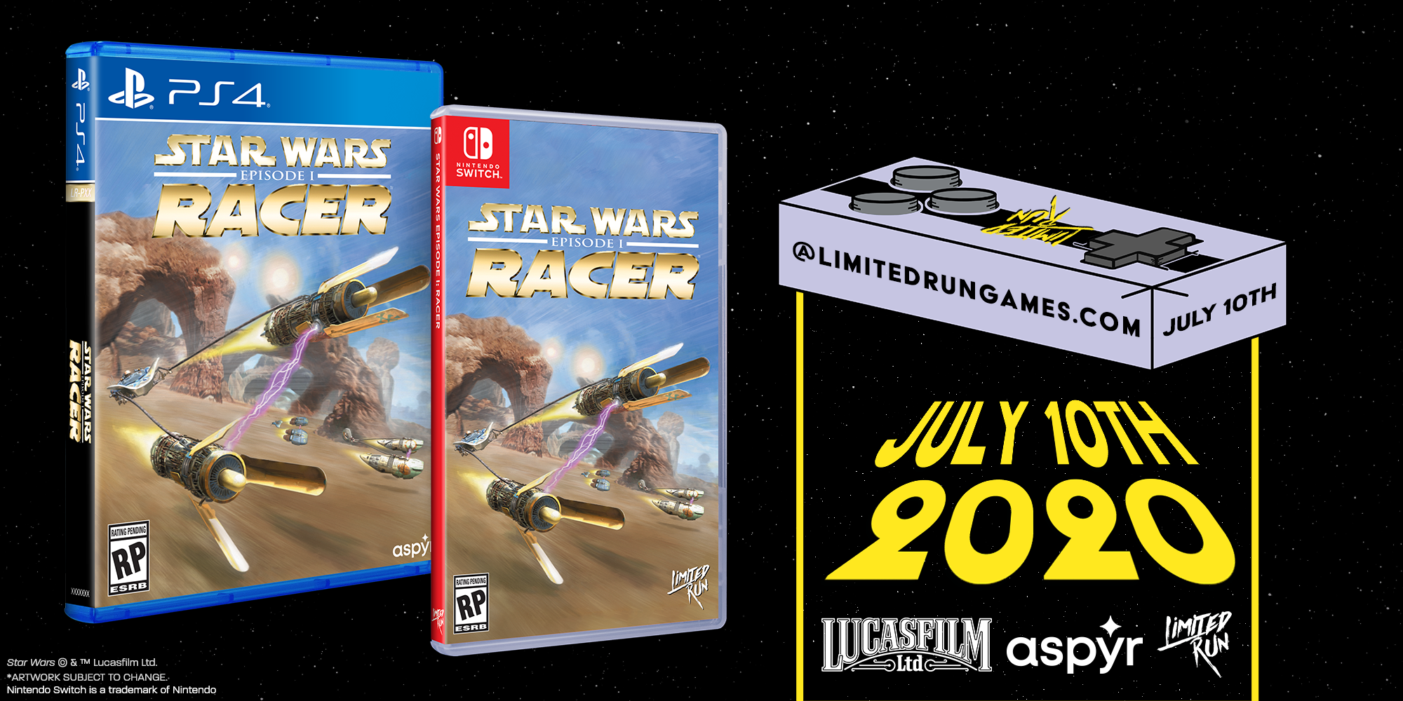 Star Wars: Episode I Racer release date for Nintendo Switch, PS4