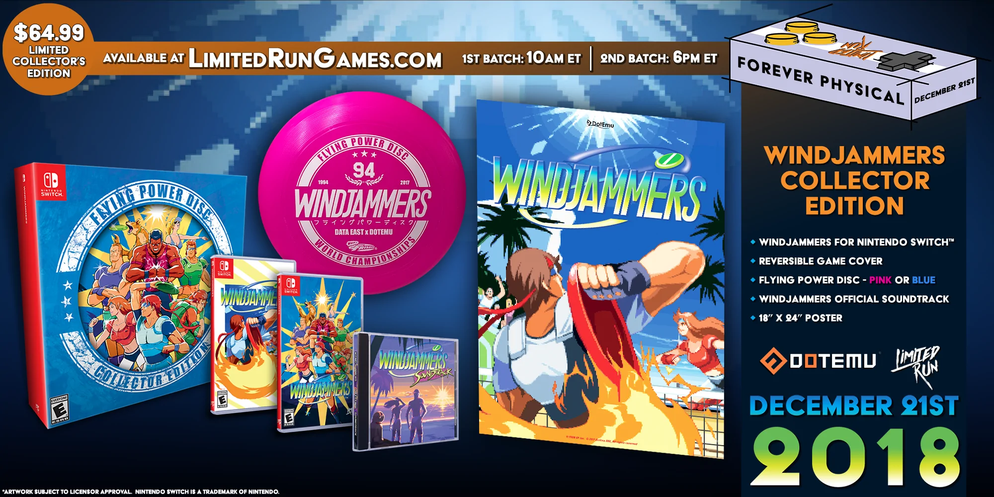 Switch Limited Run #22: Windjammers Collector's Edition – Limited