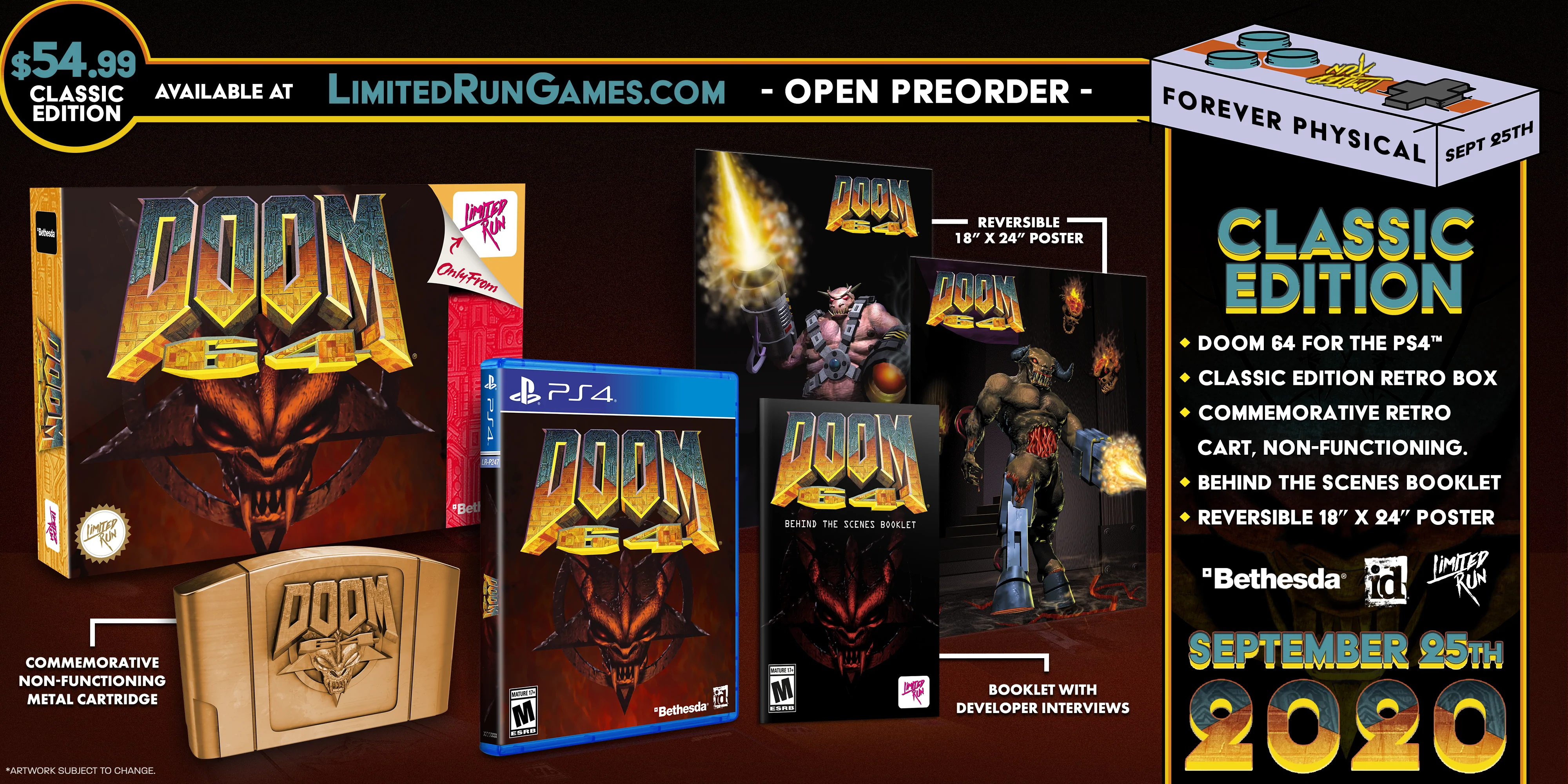 Limited Run #365: DOOM 64 Classic Edition (PS4) – Limited Run Games