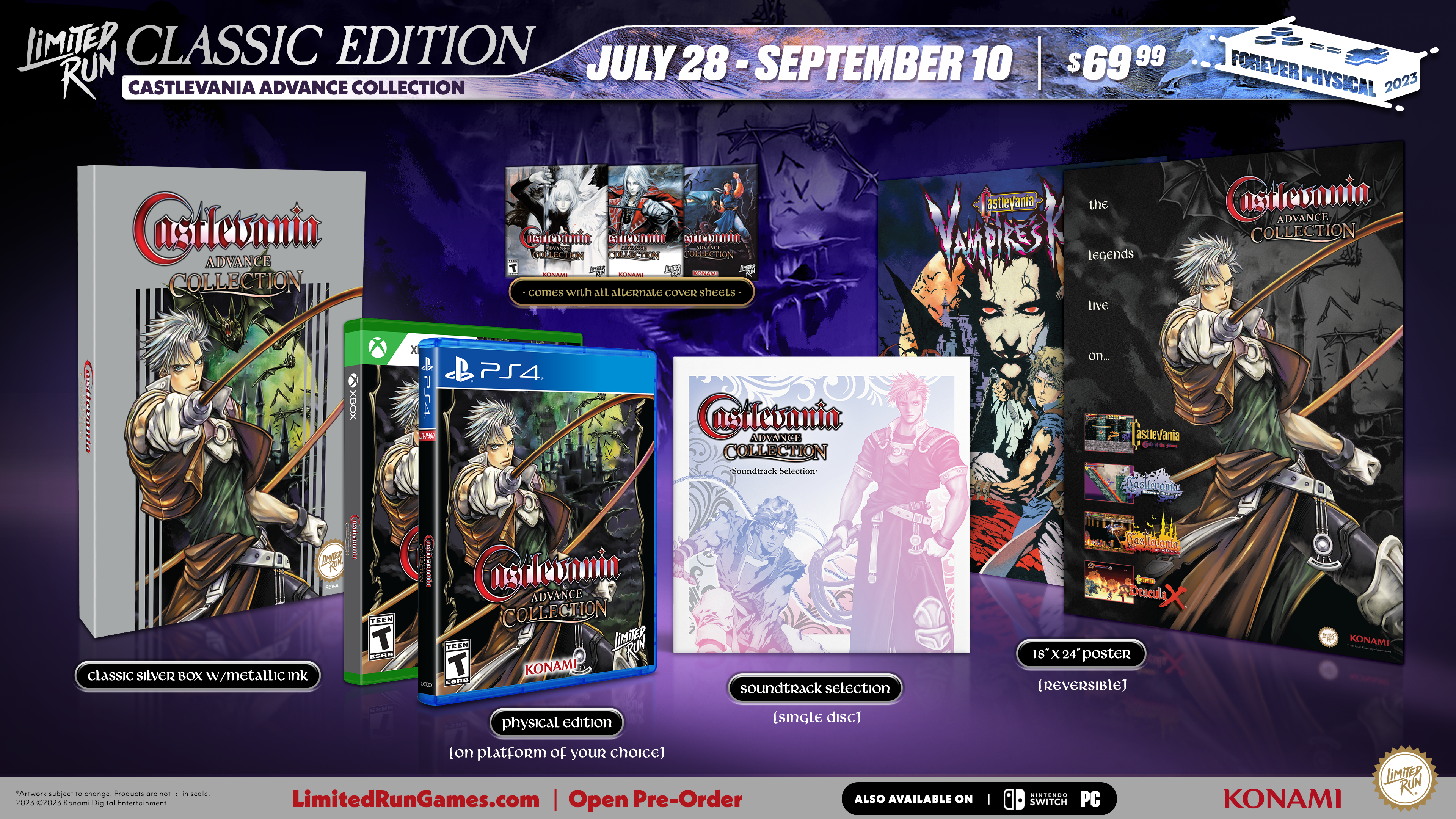 Limited Run #524: Castlevania Advance Collection (PS4)