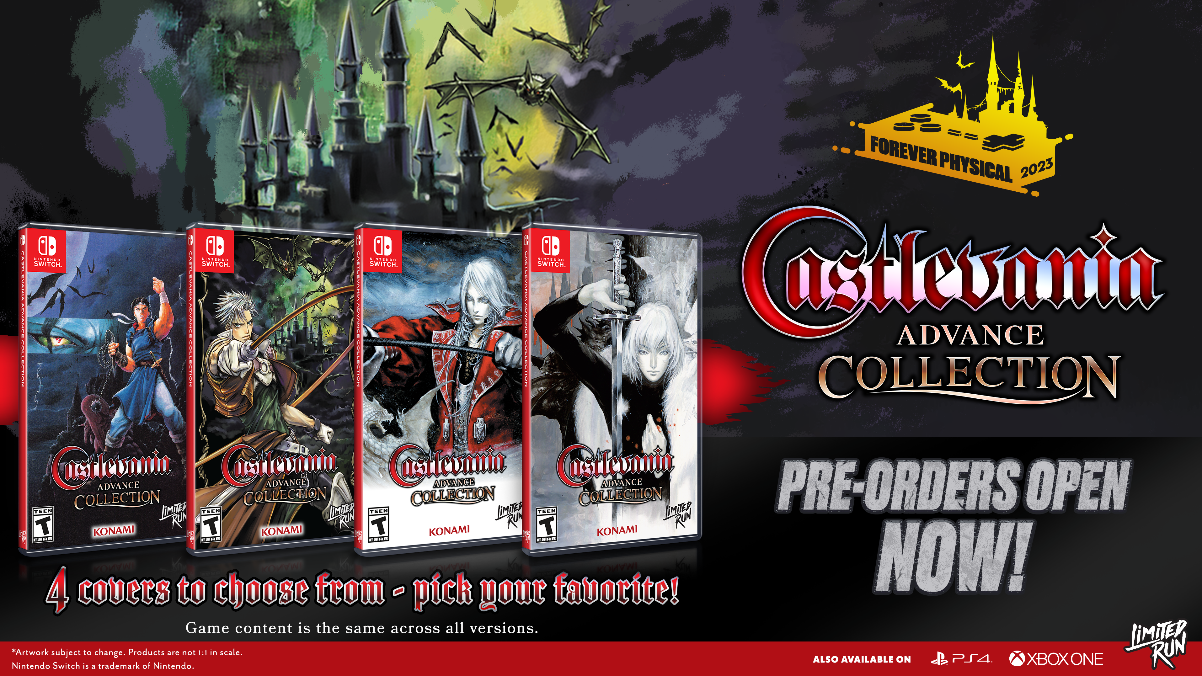 Switch Limited Run #198: Castlevania Advance Collection Advanced