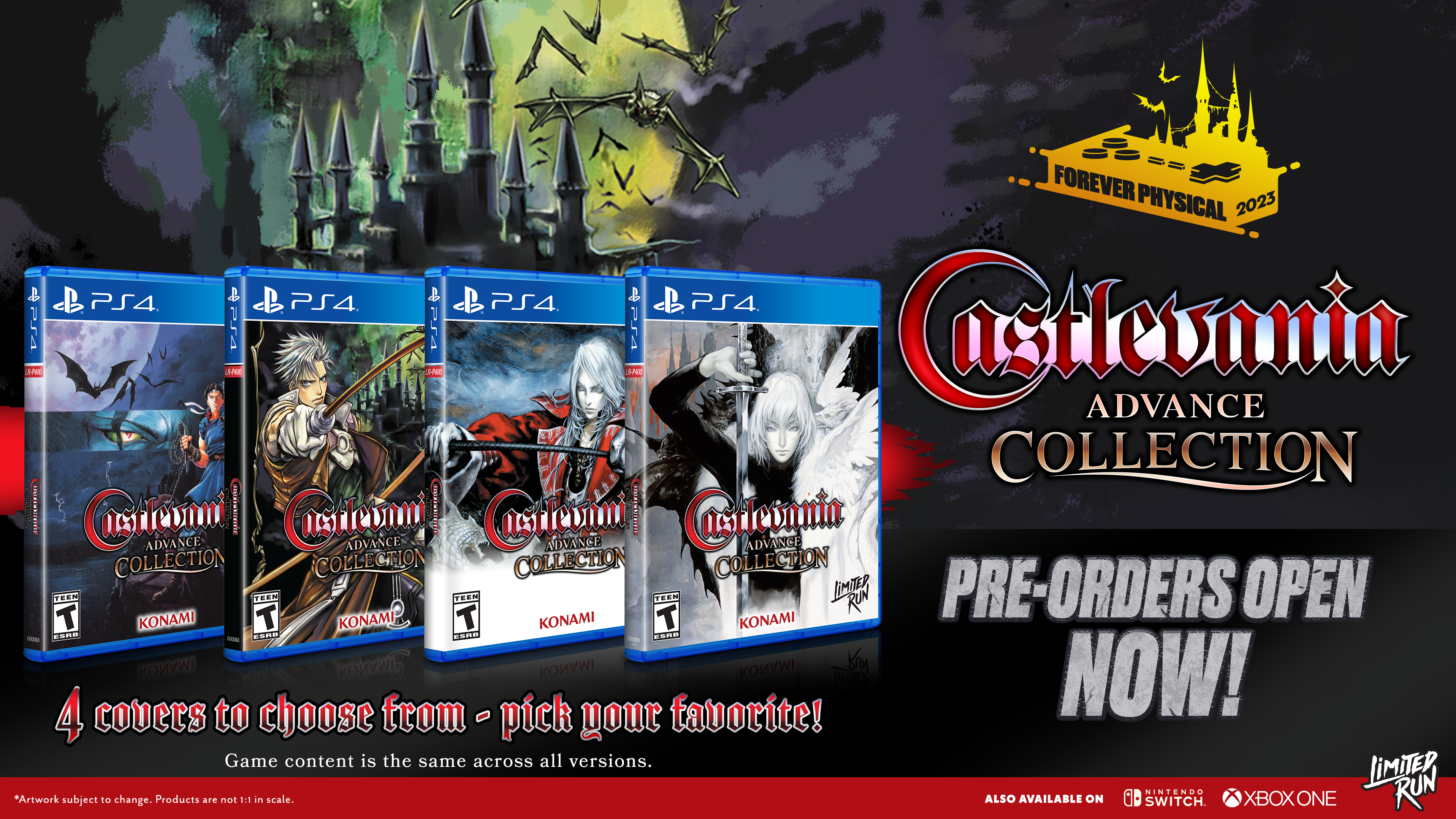 Limited Run #524: Castlevania Advance Collection (PS4) – Limited