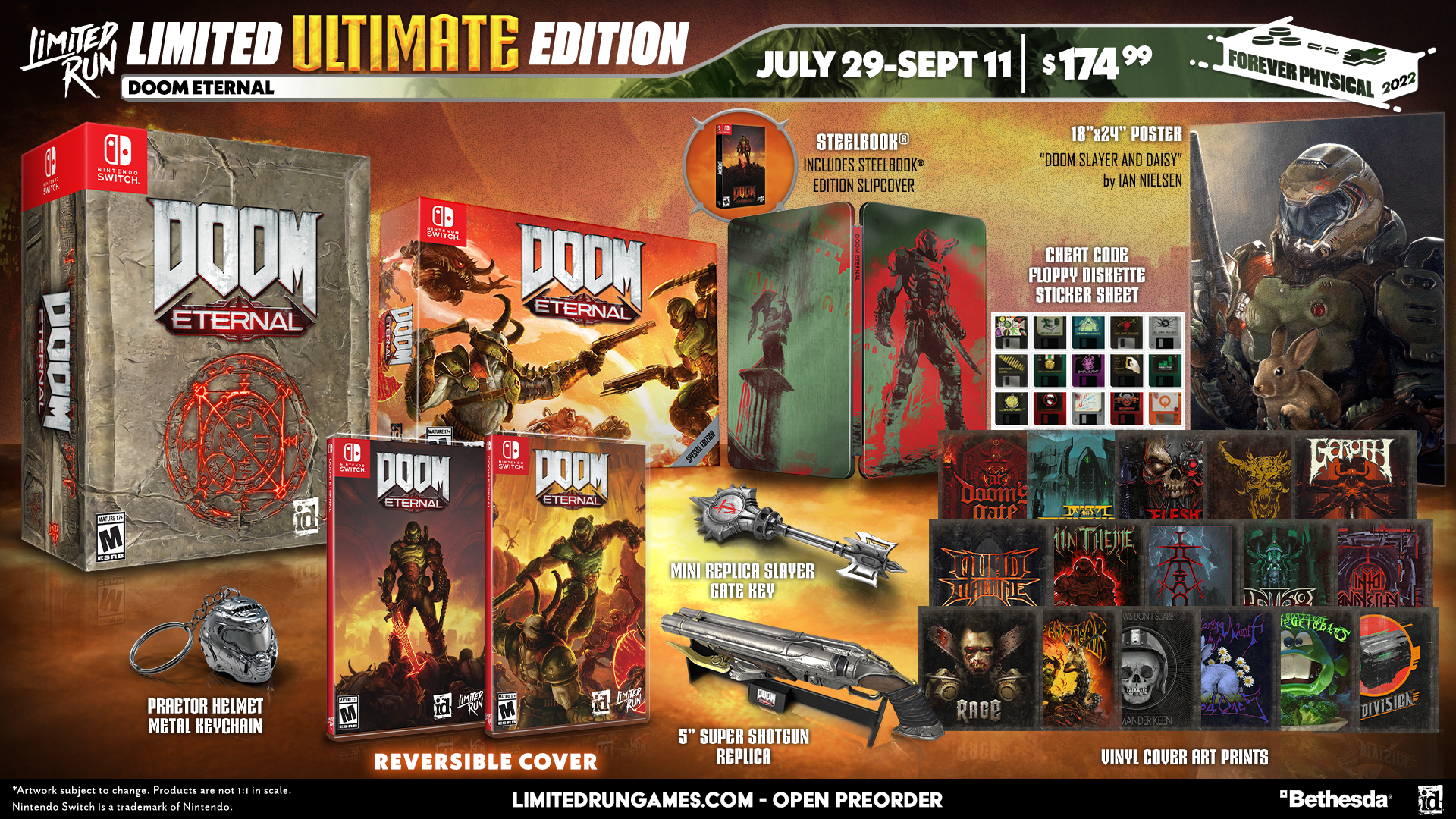Switch Limited Run #154: DOOM Eternal Ultimate Edition – Limited Run Games