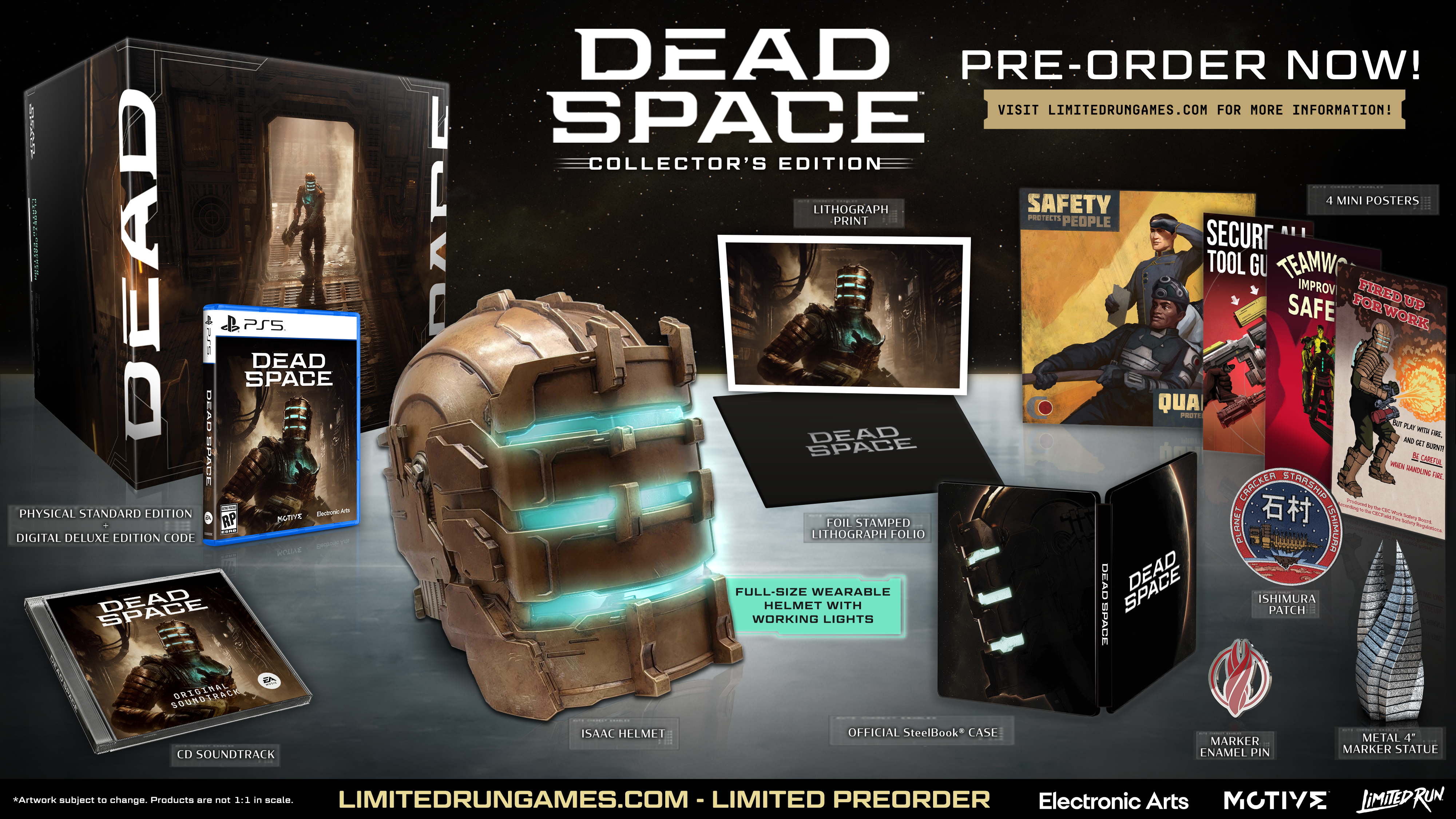 Dead Space Remake Custom Made Steelbook Case for PS4 PS5 Xbox Case Only