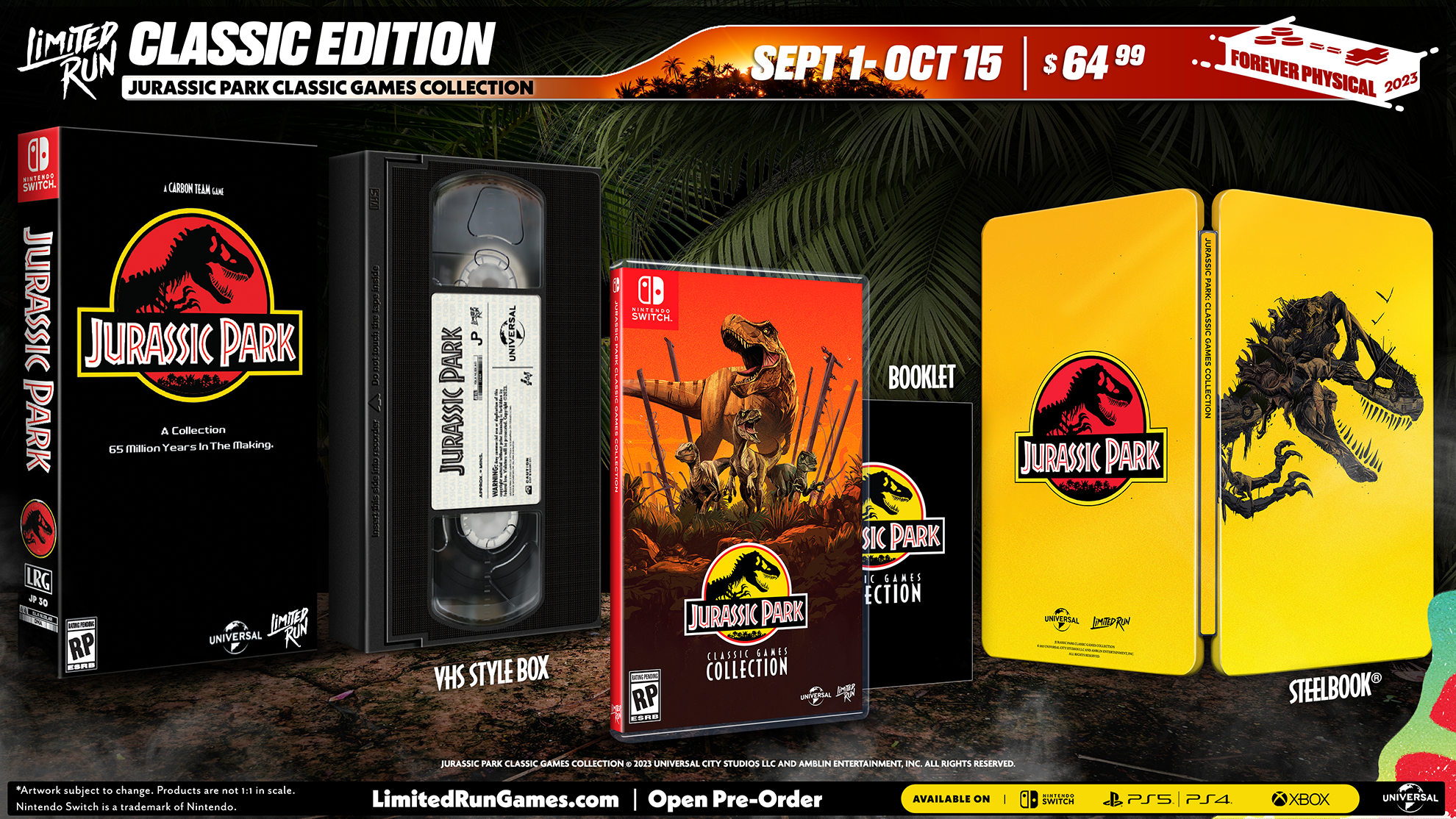 Jurassic Park: Classic Games Collection Classic Edition (Switch) – Limited  Run Games