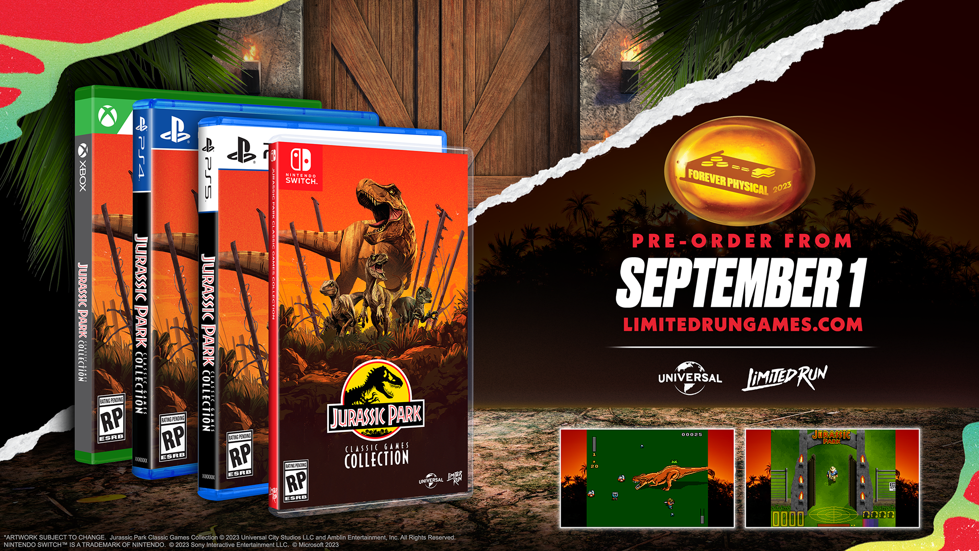 Jurassic Park: Classic Games Collection (PS5) – Limited Run Games