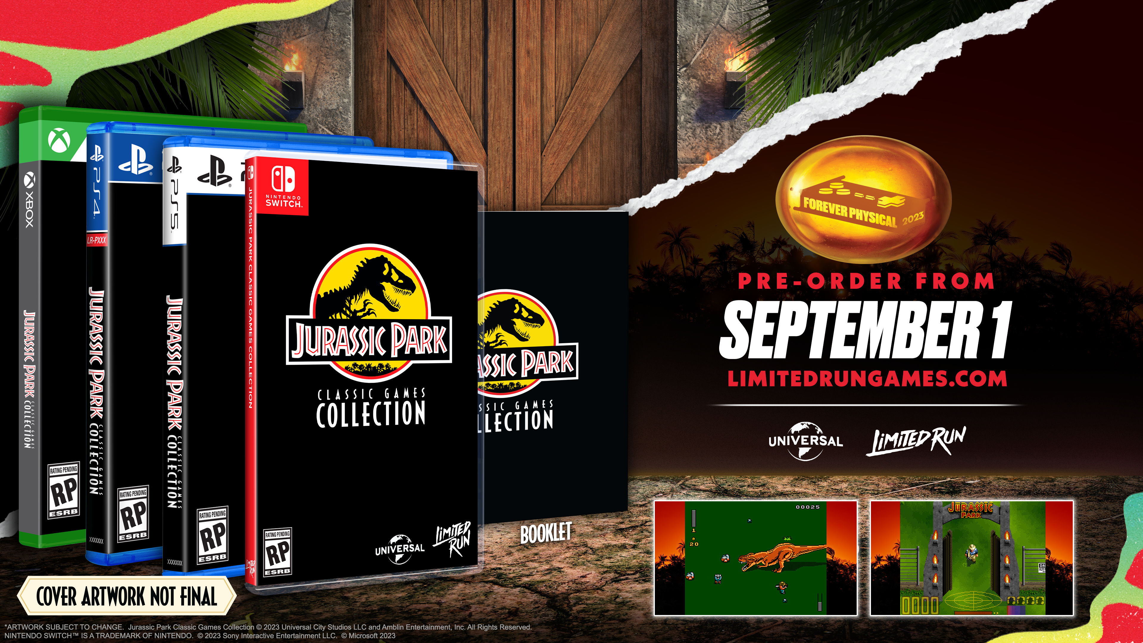 Skjult Optimistisk Pidgin Limited Run #528: Jurassic Park: Classic Games Collection (PS4) – Limited  Run Games