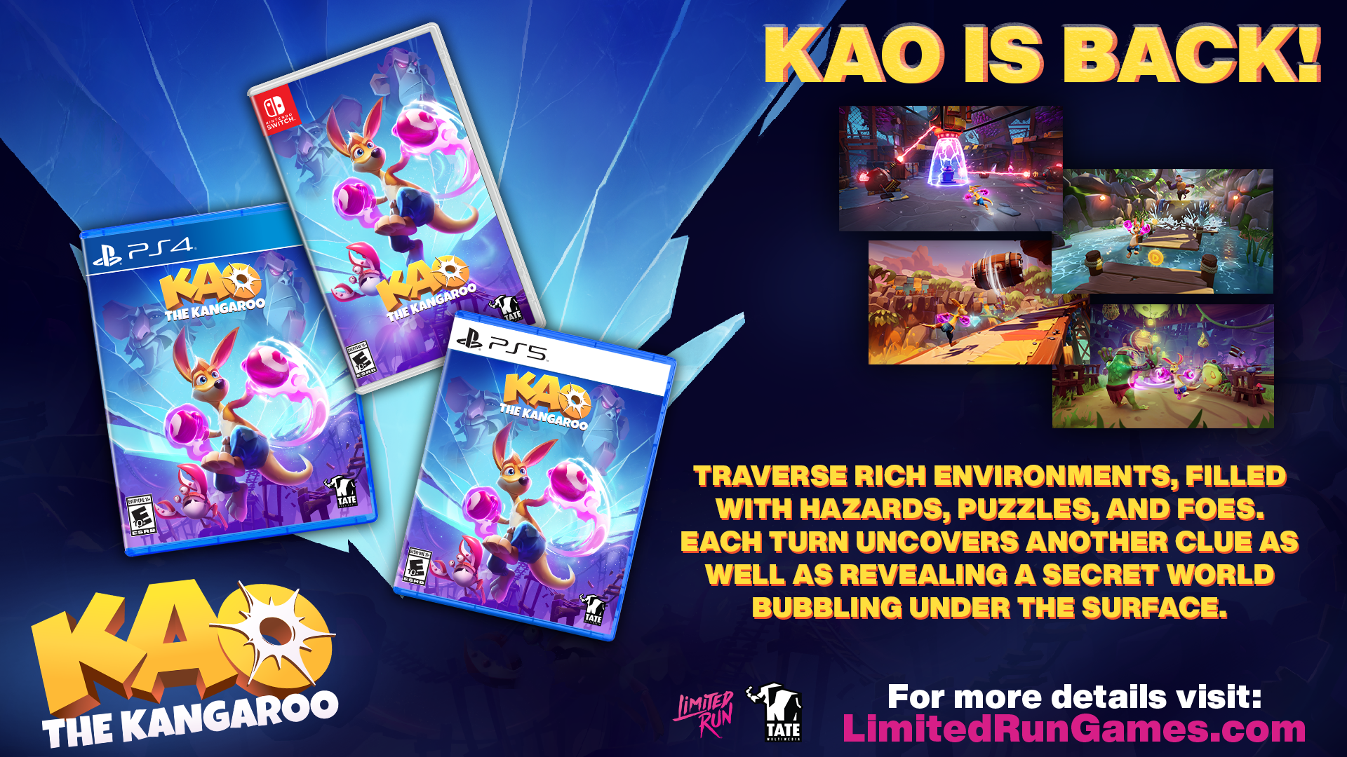 Kangaroo Limited Games Run the (PS4) Kao –
