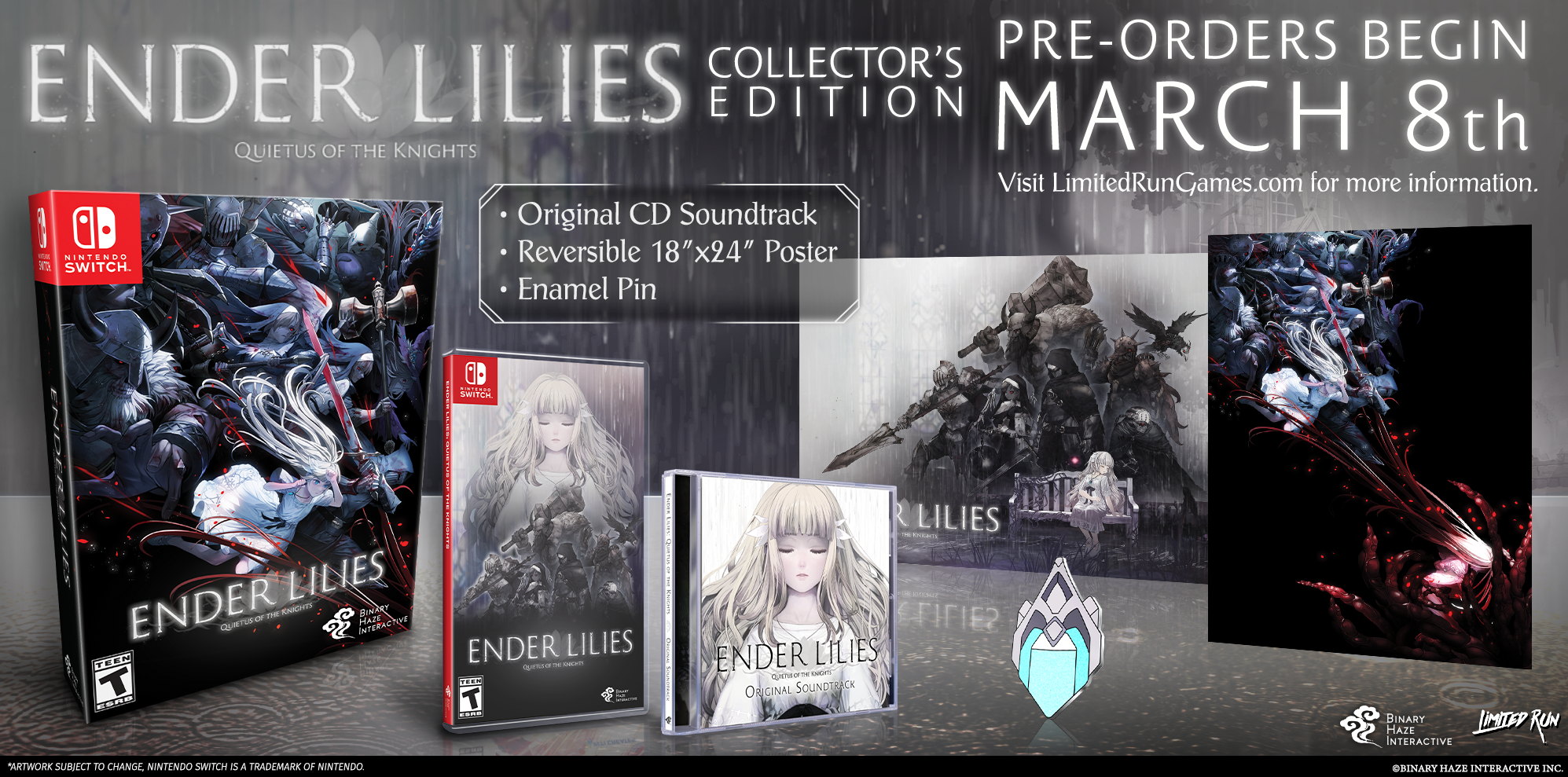 ENDER LILIES: QUIETUS OF THE KNIGHTS COLLECTOR'S EDITION (SWITCH) –  Cybertron Video Games