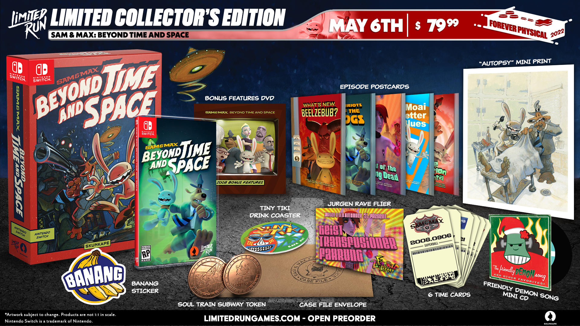 Switch Limited Run #148: Sam & Max: Beyond Time and Space Collector’s  Edition