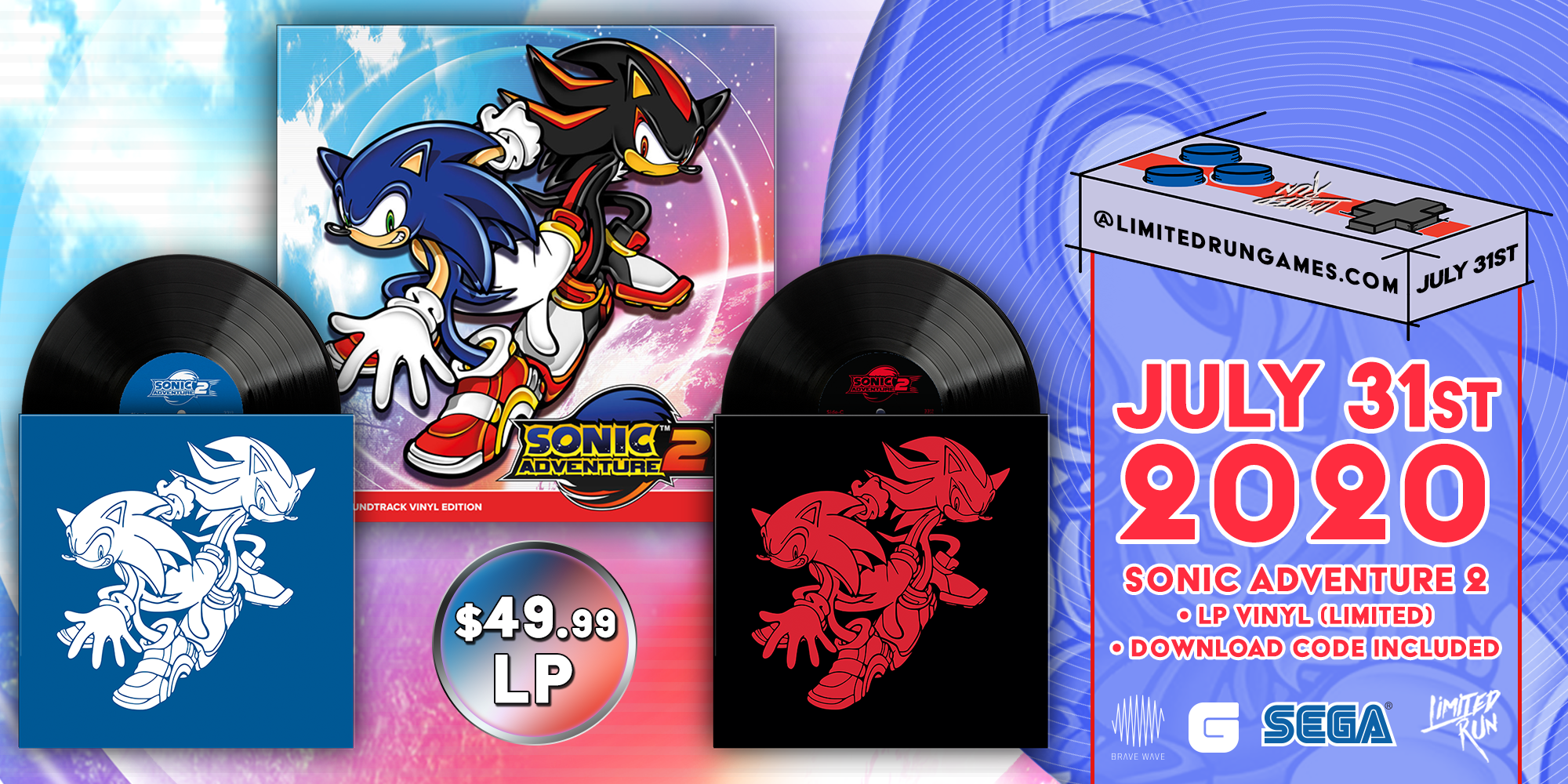 Sonic Colors: Ultimate 2xLP Random Sprite-Colored Vinyl Soundtrack [Audio  Vinyl] 850021640118