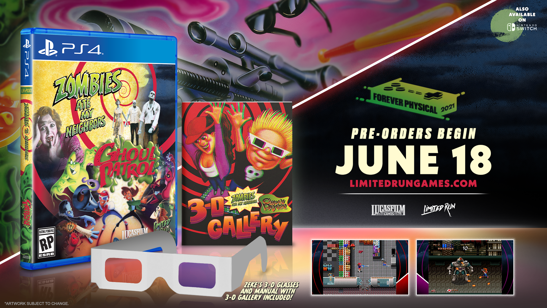 Zombies Ate My Neighbors (SNES, Wii, Windows, Switch, PS4, Xbox