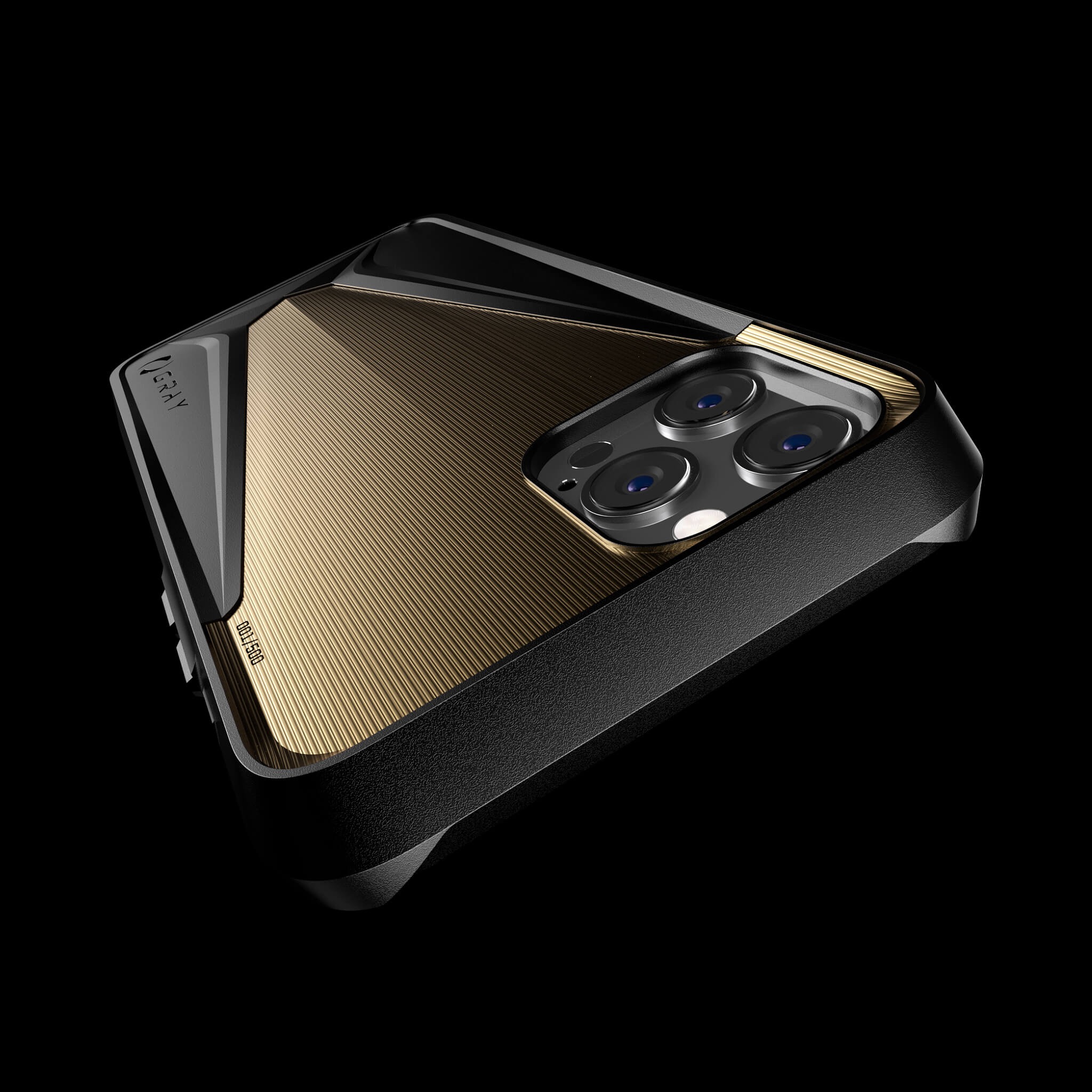 morpheus gold luxury titanium iPhone 12 pro case
