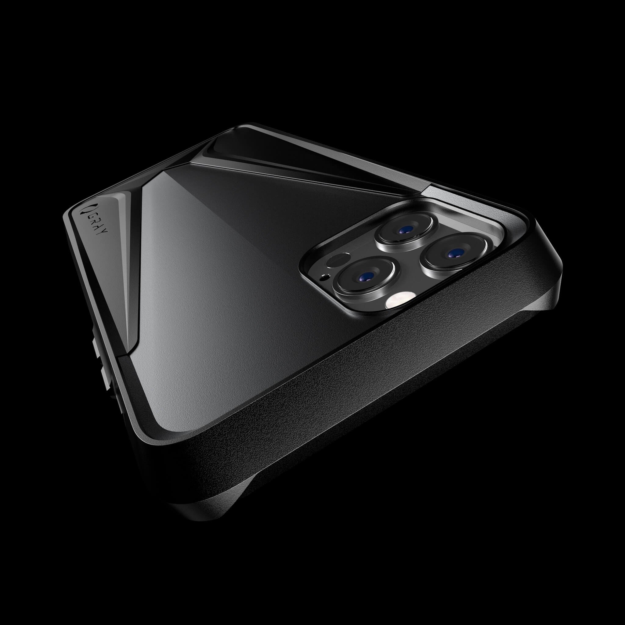 morpheus gray aluminium luxury iPhone 12 pro case