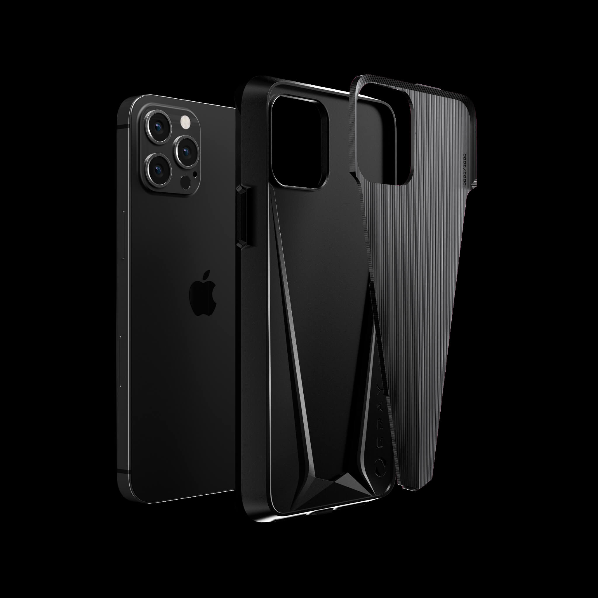 morpheus stealth black pvd titanium iPhone 12 pro case