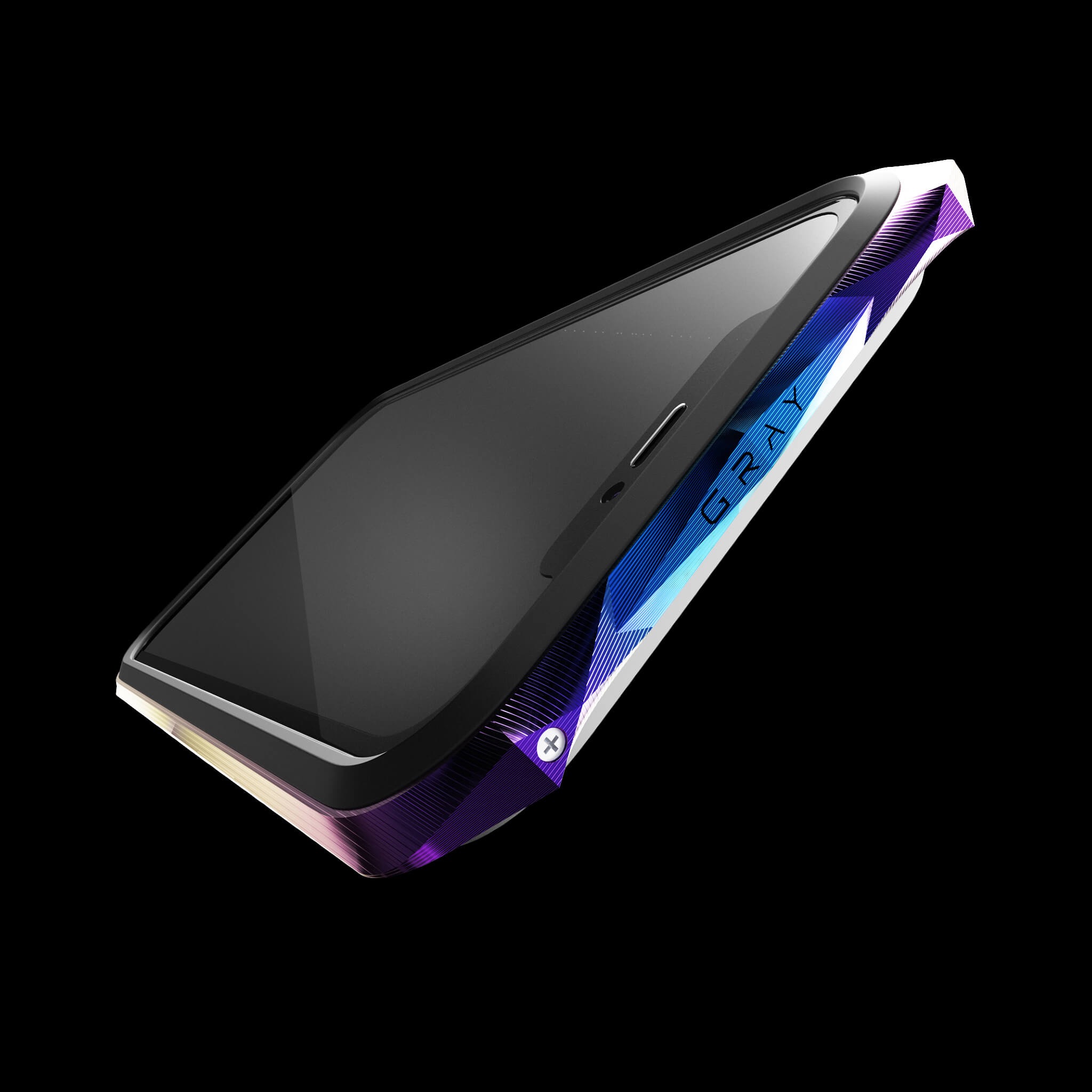 advent aurora luxury titanium metal iPhone 12 pro case