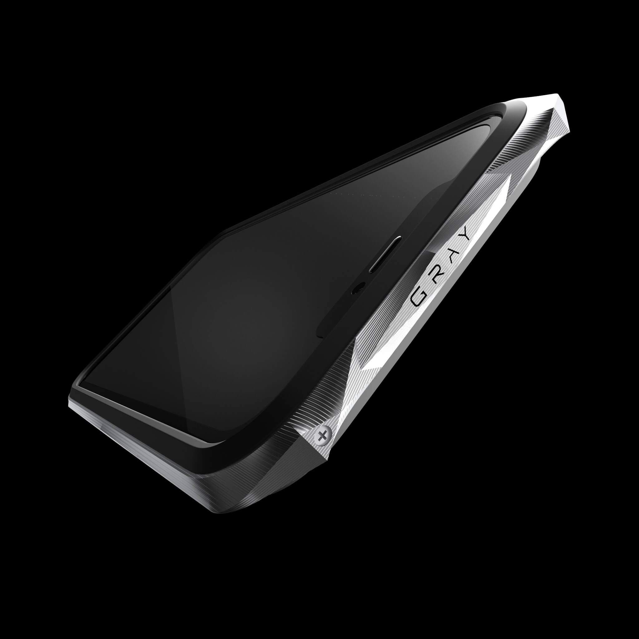 advent luxury titanium metal iPhone 12 pro case