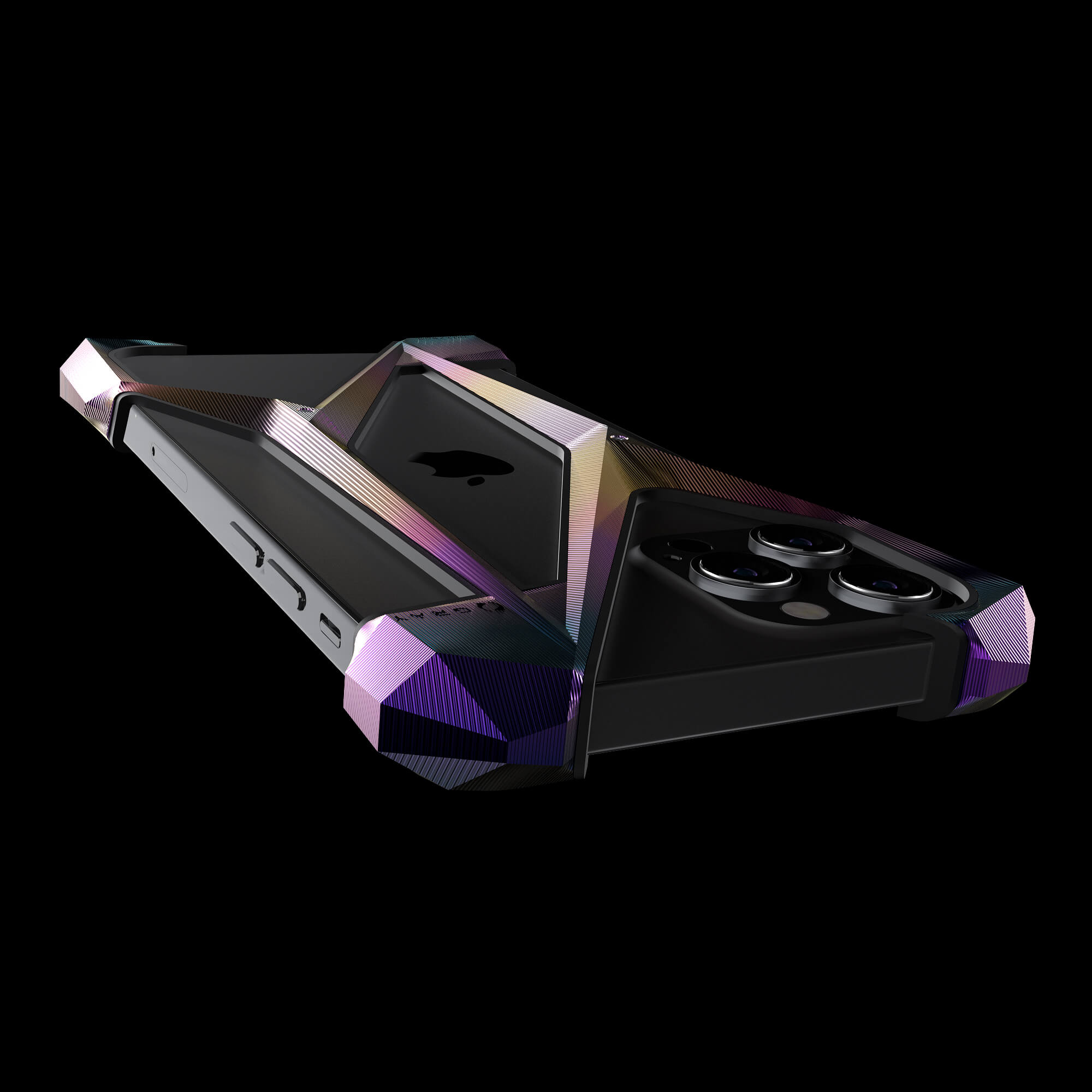 alter ego aurora titanium metal designer iPhone 12 pro case