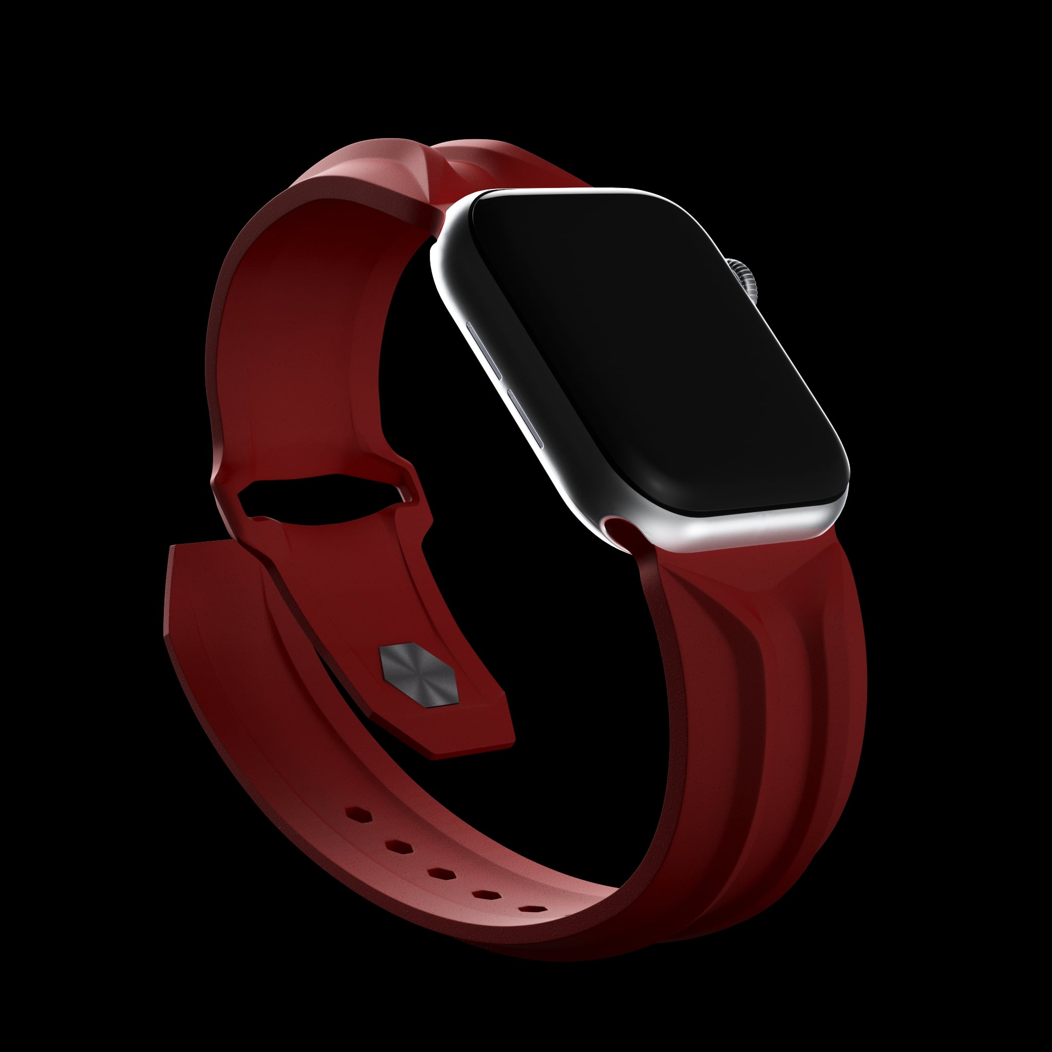 Designer Apple Watch Bands | 42/44mm Watch Strap | CYBER BAND® Red