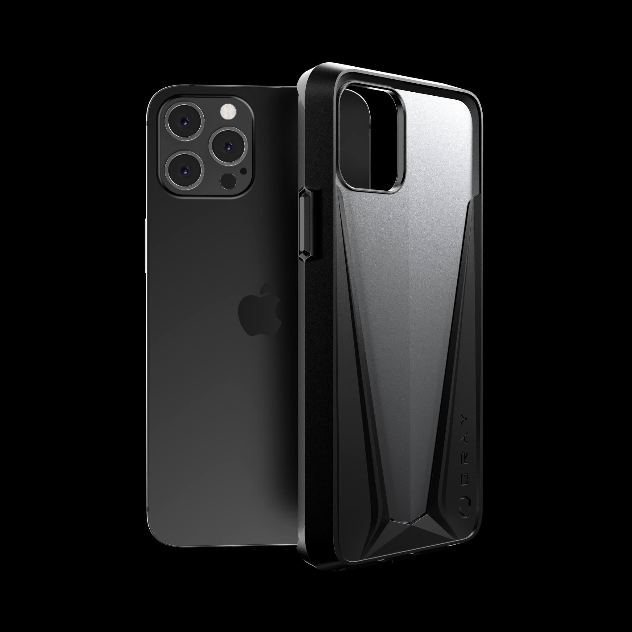 morpheus gray aluminium luxury iPhone 12 pro case