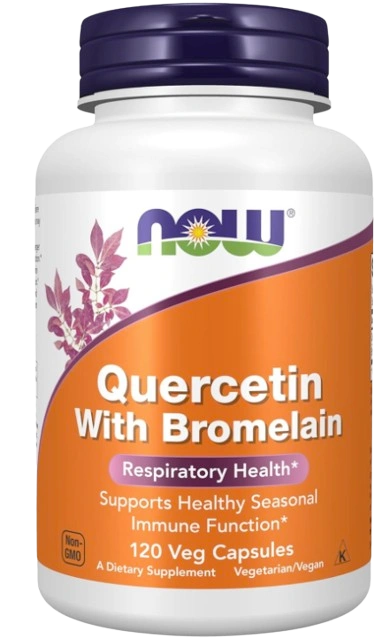 NOW Foods Quercetin + Bromelain