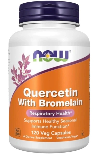 NOW Foods Quercetin + Bromelain